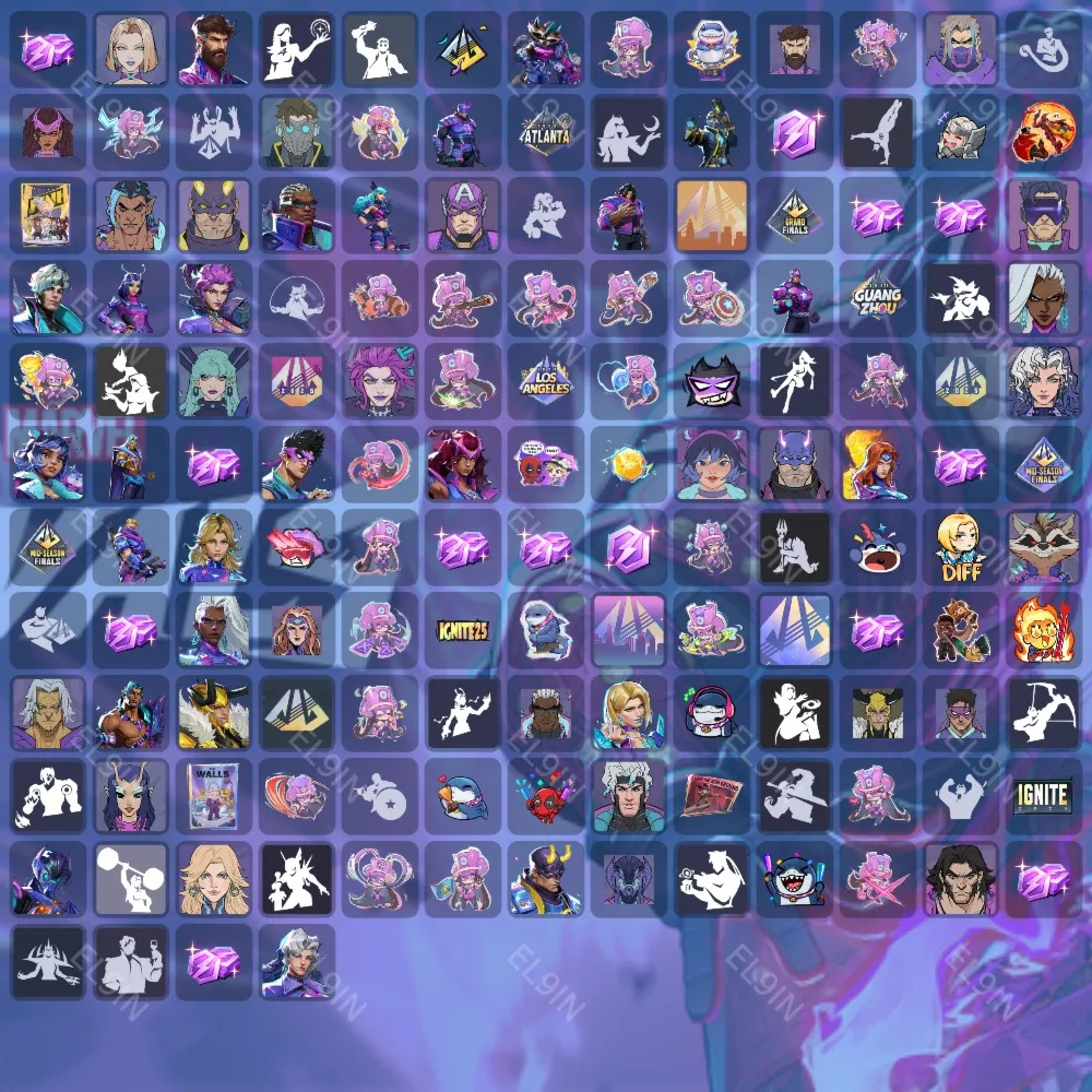 👾Marvel Rivals✨Twitch Drops🧨147 items + 🎁
