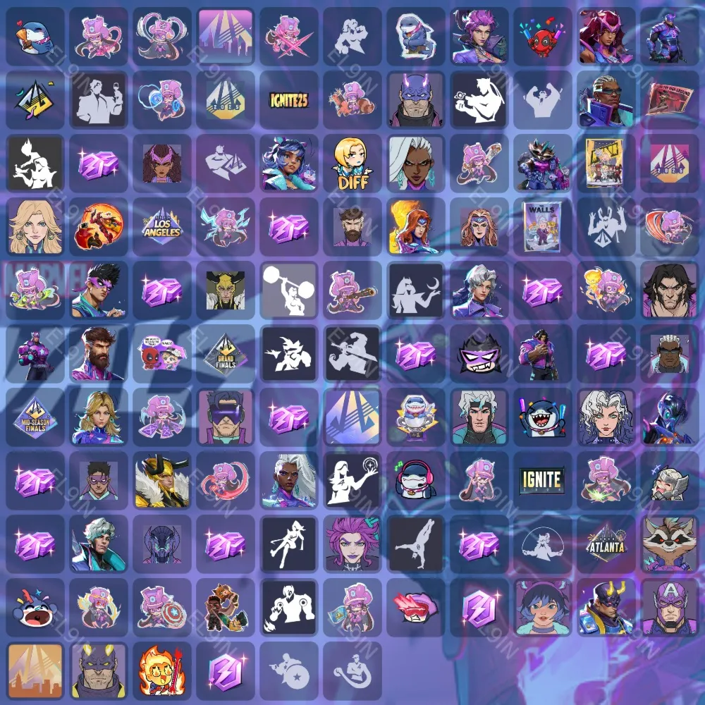 🌟Marvel Rivals🧨Твич Дропсы🎖️116 предметов + 🎁