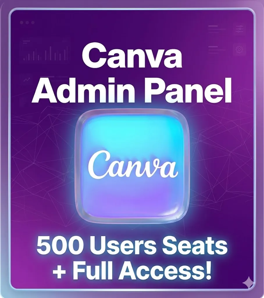 [ Панель Canva ] => [ 500 -Приглашений ] ::: Места пользователей + Полный доступ !