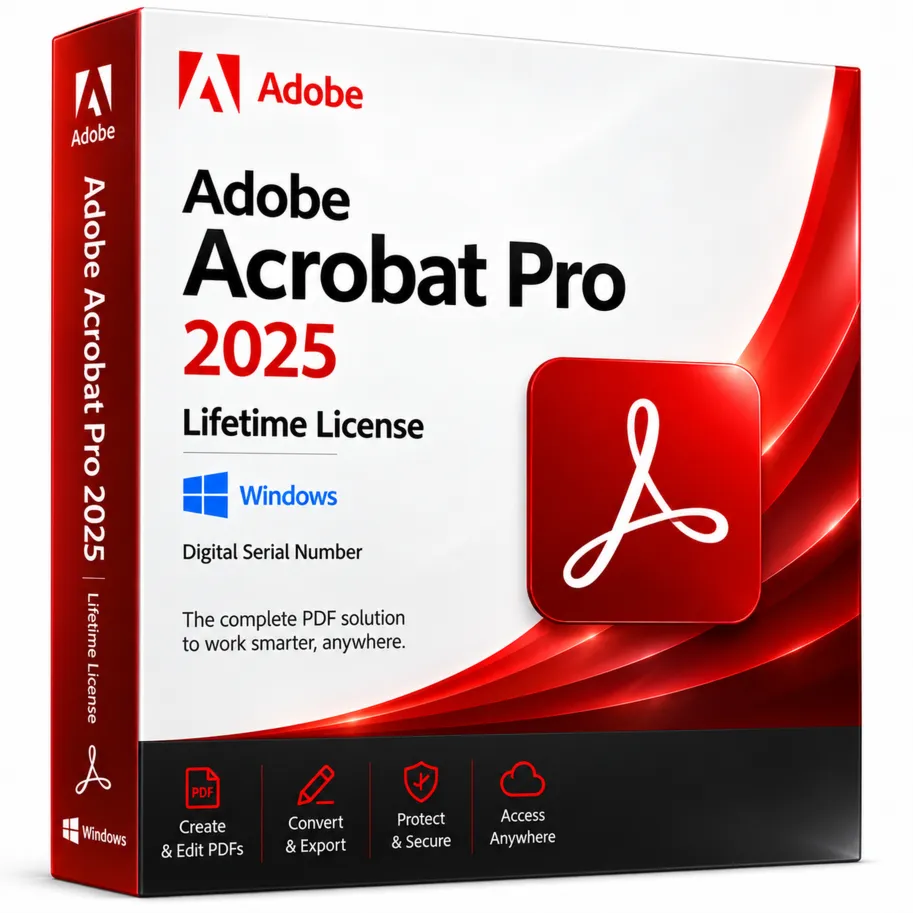 Adobe Acrobat Pro DC 2025 Professional | Ключ бессрочной лицензии