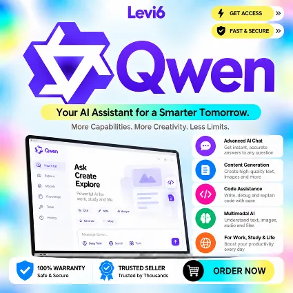 Подписка Qwen AI Go/Plus на 1 месяц