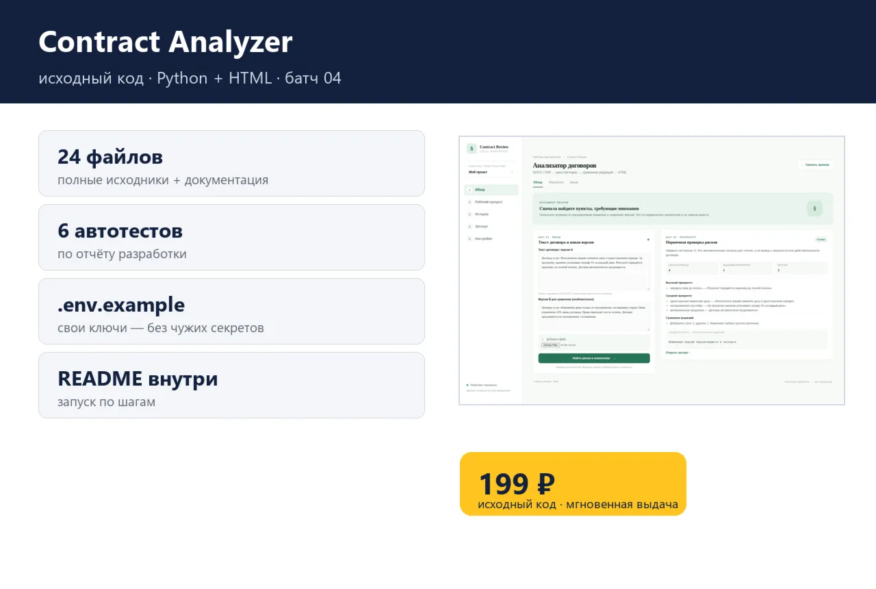 Contract Analyzer — исходный код
