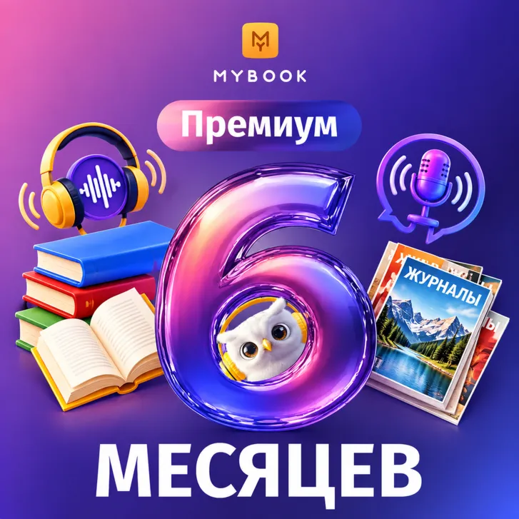 MYBOOK ПРЕМИУМ + АУДИО НА 6 МЕСЯЦЕВ ДЛЯ ВСЕХ/ПРОМОКОД