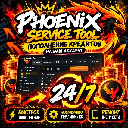 Phoenix Service Tool Credits 24/7 — АвтоПополнение кредитов на Ваш аккаунт