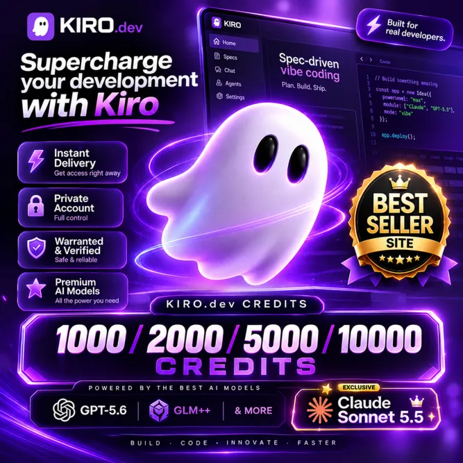 АКЦИЯ | KIRO PRO+/PRO MAX/POWER • РАСШИРЕННАЯ ГАРАНТИЯ | OPUS 5.5 • GPT-5.6