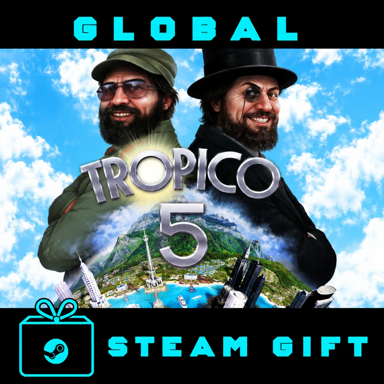 Tropico 5 STEAM GIFT Russia + ROW + GLOBAL REG FREE