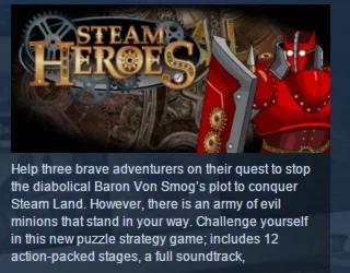Steam Heroes  STEAM KEY REGION FREE GLOBAL