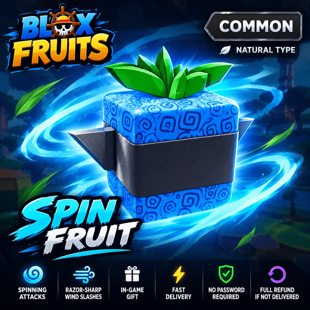 Blox Fruits Spin Fruit | Подарок в игре | Быстрая доставка