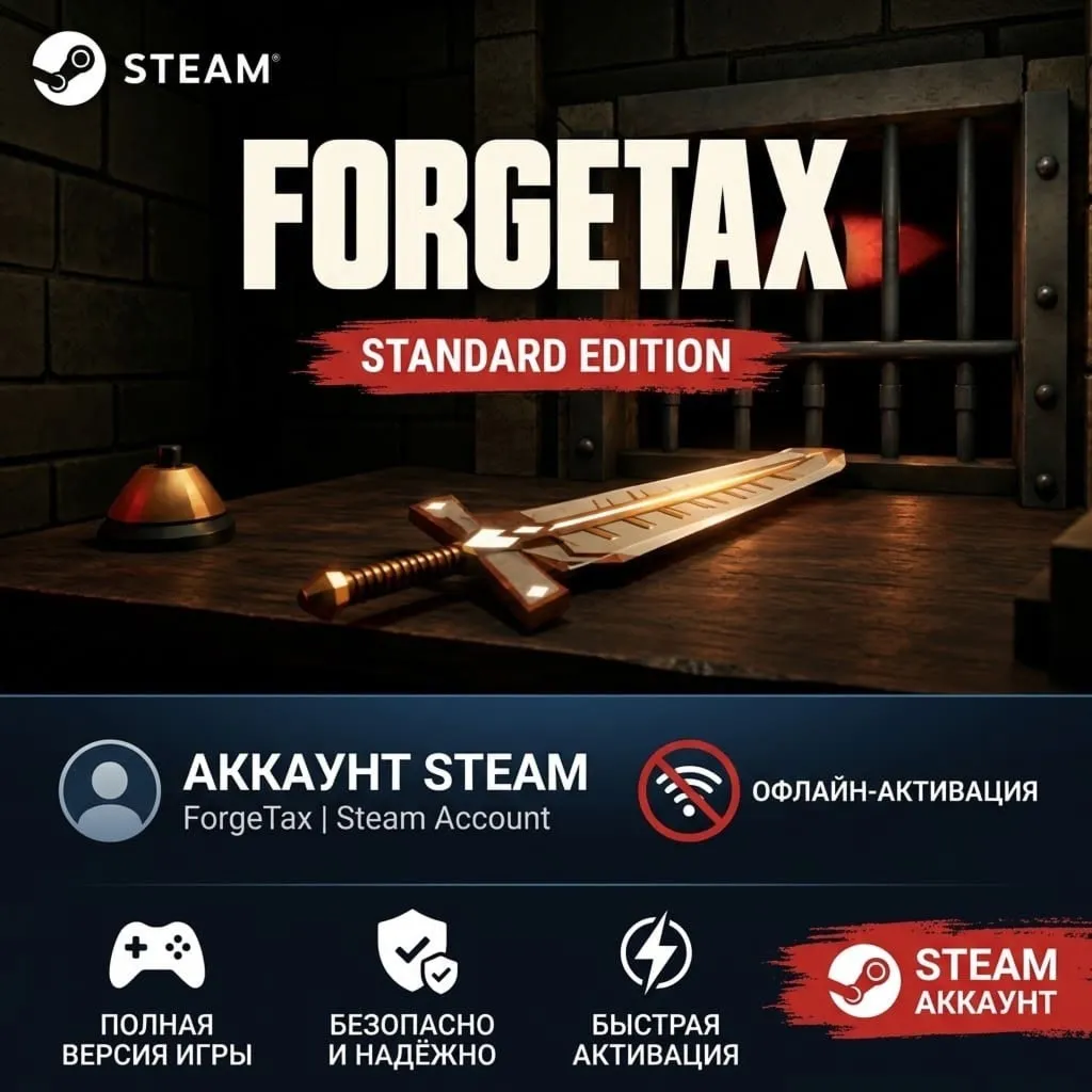 ForgeTax | STEAM ACCOUNT | FOR PC | BEST PRICE IN MARKET