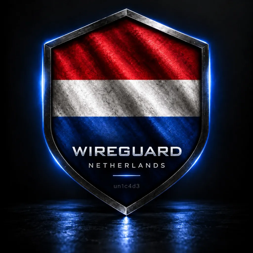 Нидерланды WIREGUARD VPN ОТ 1 Месяца