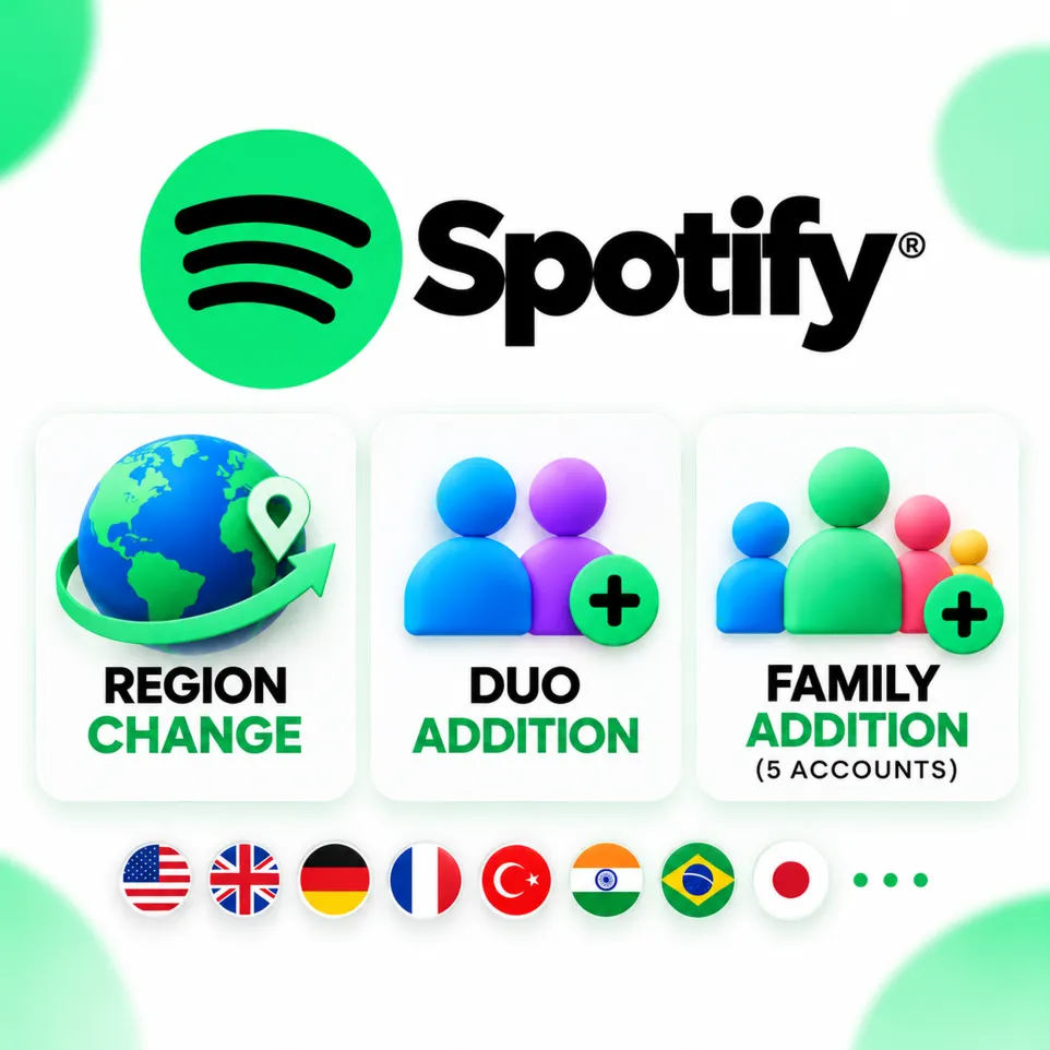 Spotify | Смена Региона | Добавление В Семью | ДУО | Фемили | Спотифай