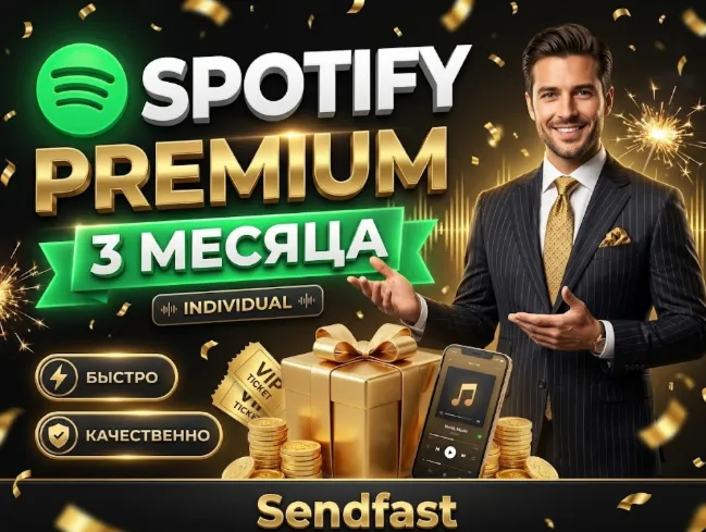 Spotify PREMIUM 3 Месяца | PLATINUM (AI DJ) | РФ + Весь МИР