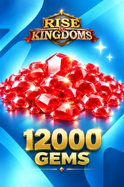 12000 ГЕМОВ RISE OF KINGDOMS БЫСТРОЕ ПОПОЛНЕНИЕ НА АККАУНТ
