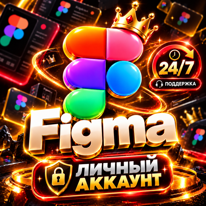 ​[ АВТОВЫДАЧА 24/7 ] Figma Pro + AI [ 6 Месяцев ] Личный Аккаунт