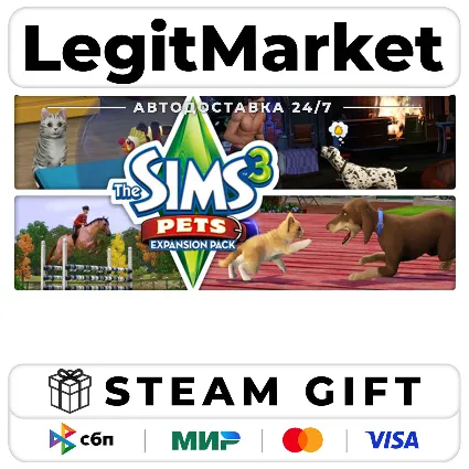 DLC The Sims 3 Pets / Steam АВТО / РУ + МИР
