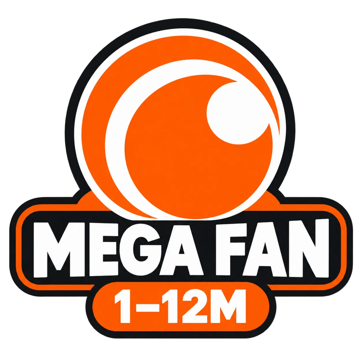 Crunchyroll Mega Fan — 1 и 12 месяцев | Активация на вашем аккаунте