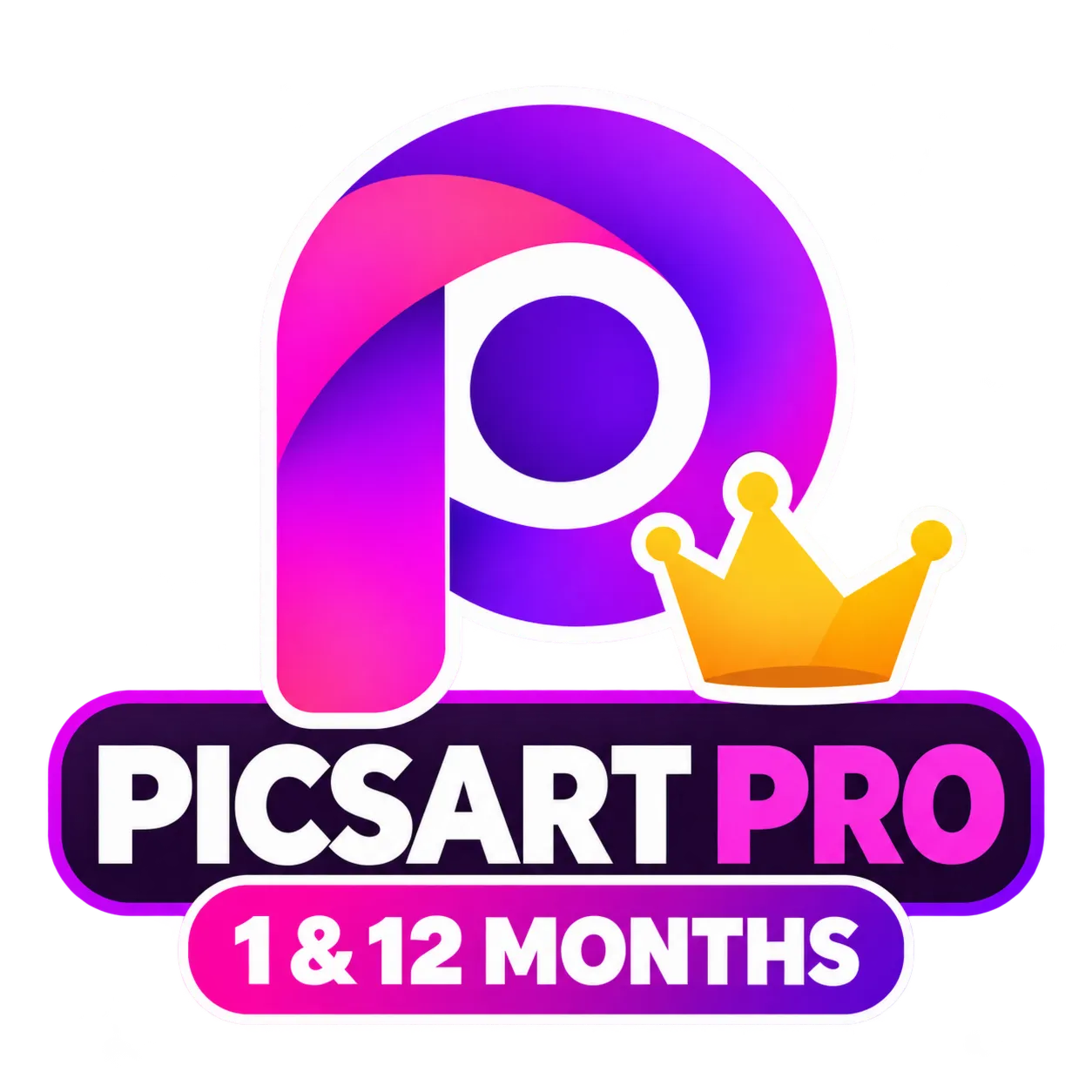 Picsart Pro — 1 и 12 месяцев | Активация на вашем аккаунте