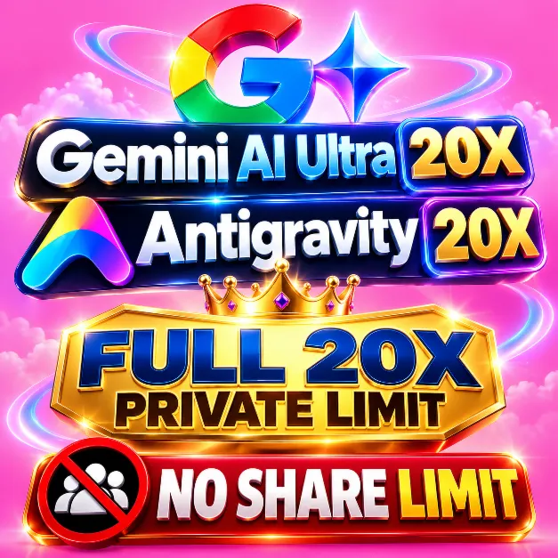 Google AI Ultra + Antigravity 20X | PRIVATE FULL LIMIT | 1 Месяц | Полная гарантия