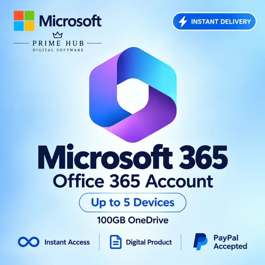 Office 365 – Аккаунт | До 5 устройств | 100 ГБ OneDrive