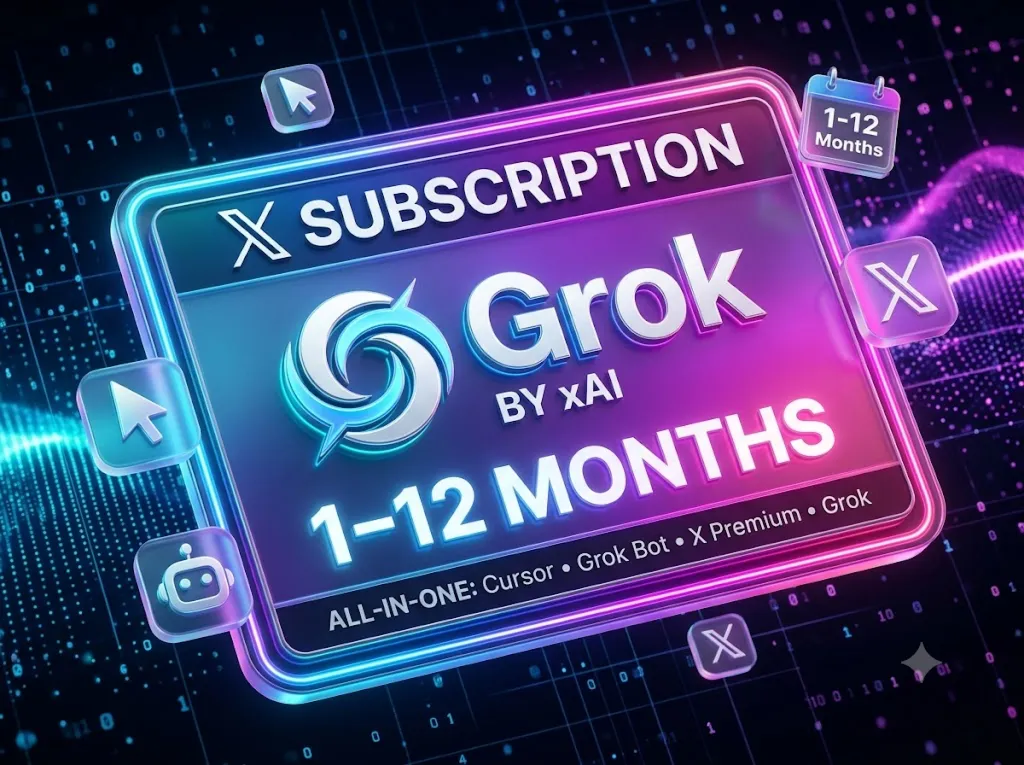 Grok xAI— Plus / Premium / Super / Ultra | 1–12 месяцев | Активация на вашем аккаунте