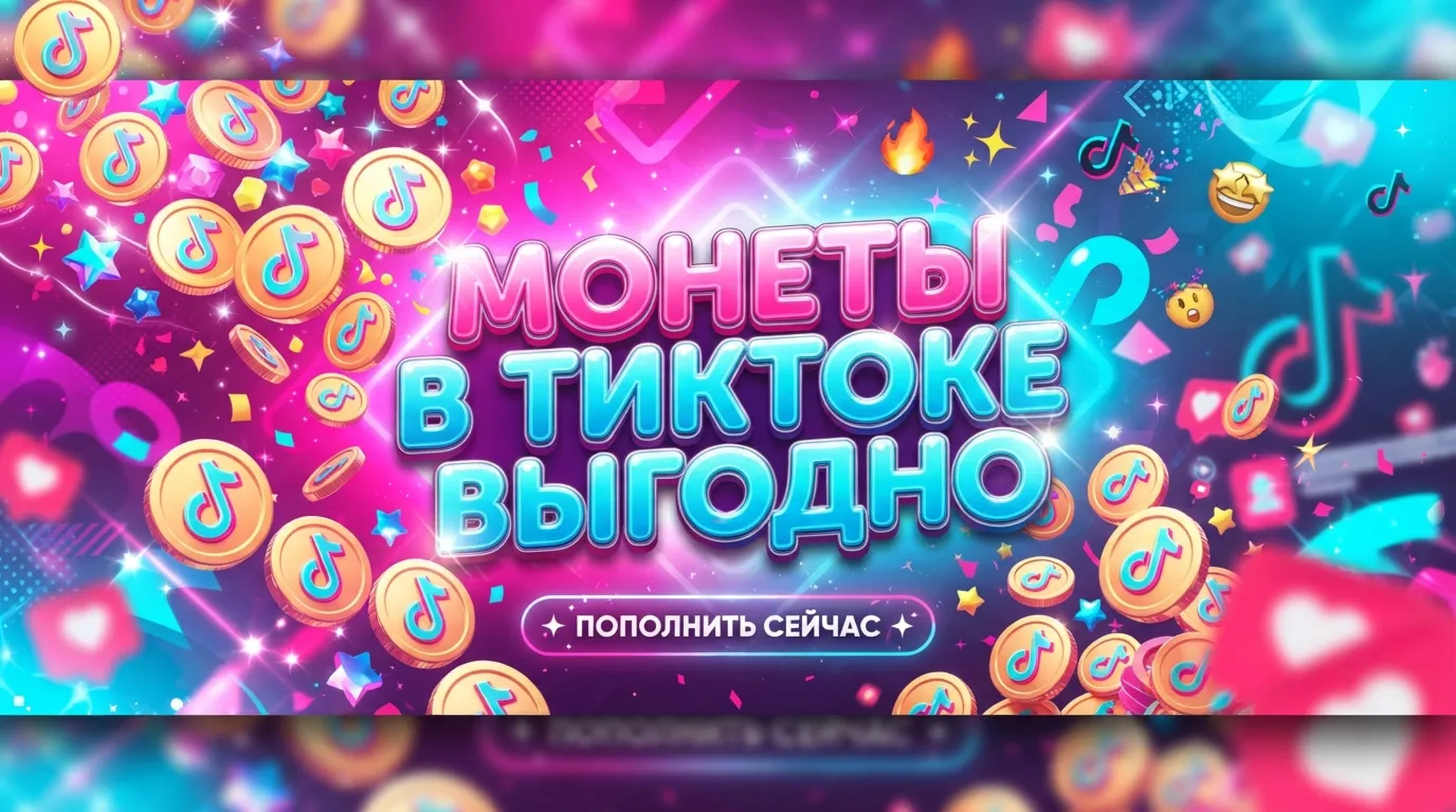 Монеты тикток 1 монета = 2 руб
