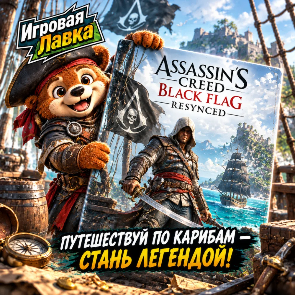 Assassin's Creed Black Flag Resynced | Playstation | PS5 | Выбор региона