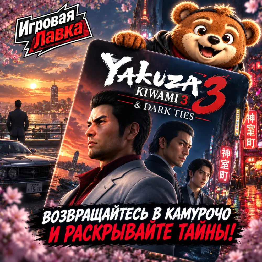 Yakuza Kiwami 3 &amp; Dark Ties | Playstation | PS5 | Выбор региона