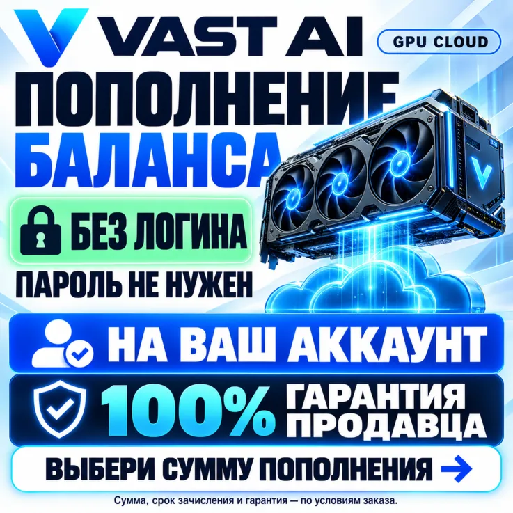 VAST AI | Пополнение баланса вашего аккаунта — БЕЗ Входа[100% Гарантия]