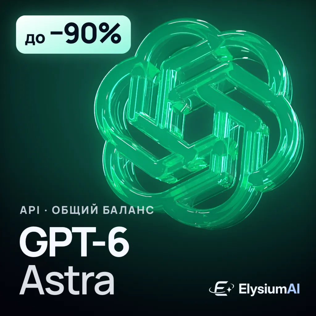 GPT 6 Astra API | Общий баланс | Автовыдача
