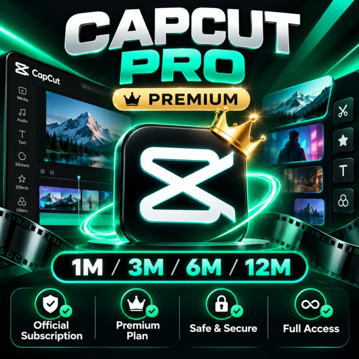 CapCut Pro Premium | 1/3/6/12 Месяцев | Полный Доступ | Мгновенная Доставка