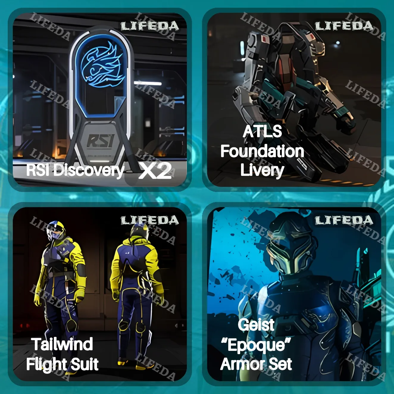 Star Citizen 🚀【ТВИЧ ДРОПЫ / ДРОПСЫ】🌌 Geist “Epoque” Armor Set