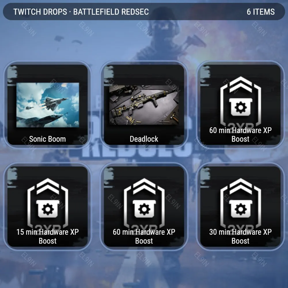 ⭐Battlefield REDSEC💫Твич Дропсы🎈6 предметов + 🎁
