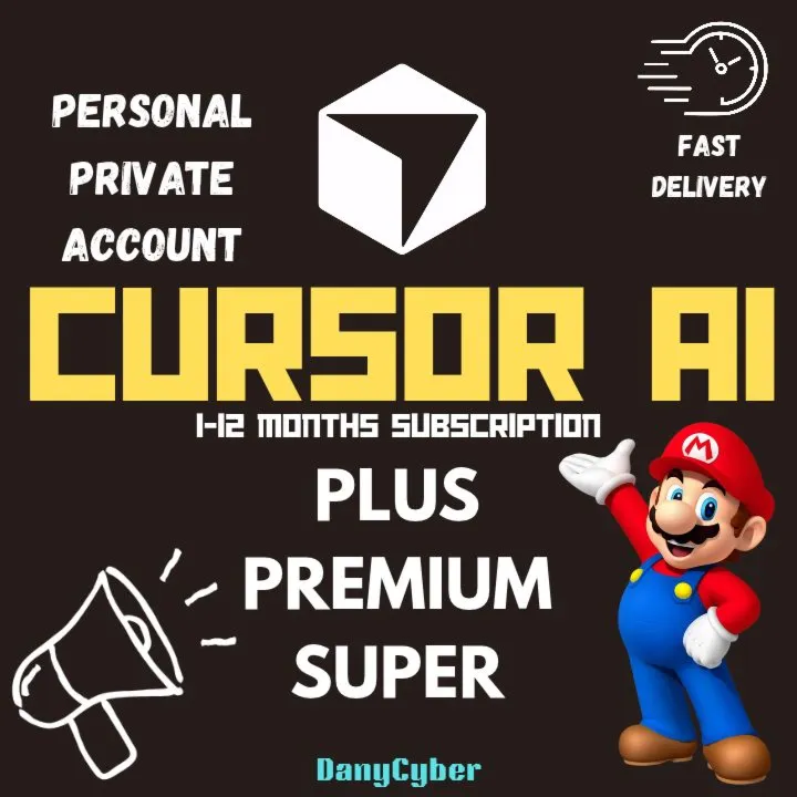 CURSOR AI PLUS / PREMIUM / SUPER — персональная подписка на 1 месяц (новая или продле