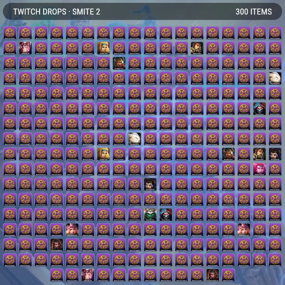 🏅SMITE 2📢Твич Дропсы🏅300 предметов + 🎁
