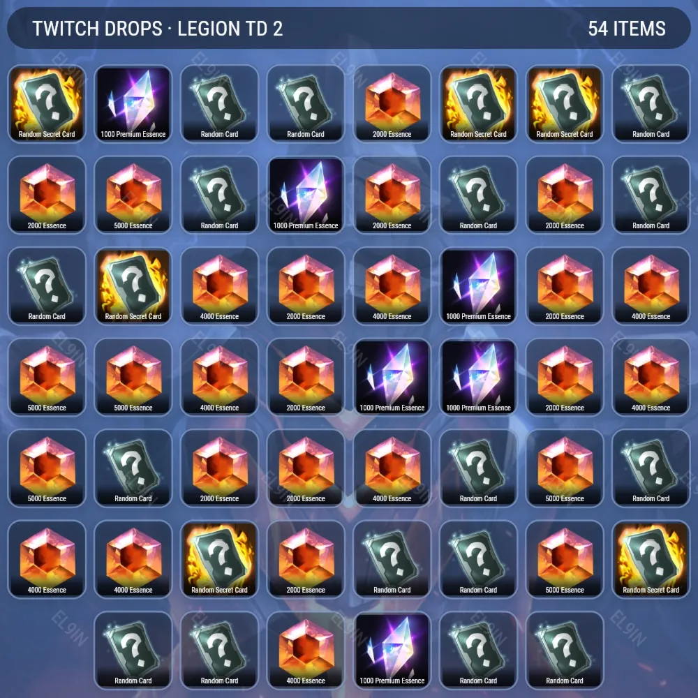 💫Legion TD 2🏆Твич Дропсы📢54 предметов + 🎁