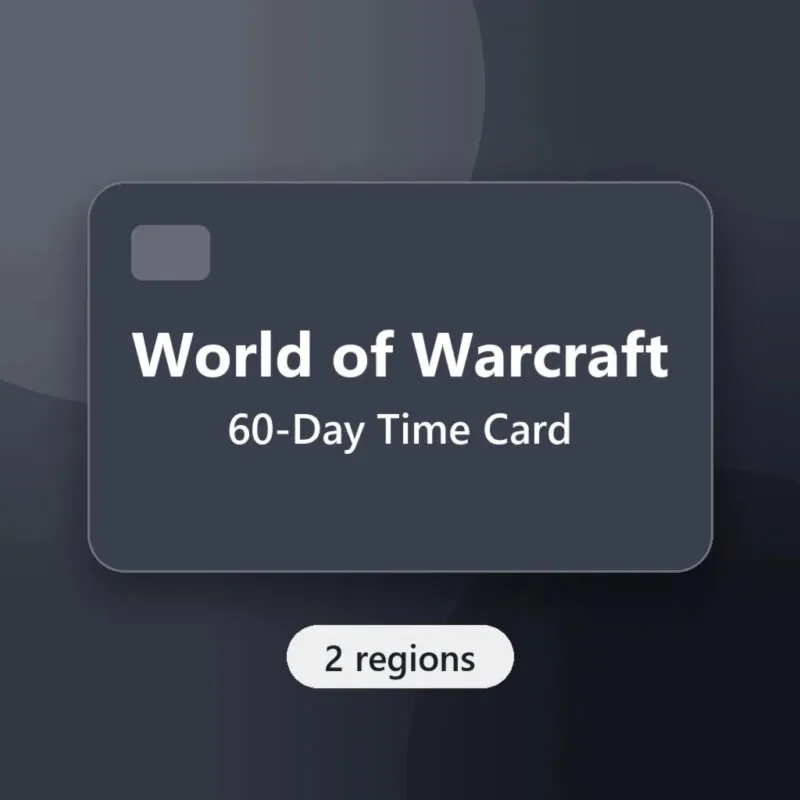 Карта оплаты World of Warcraft 60 дней | АВТОВЫДАЧА 24/7