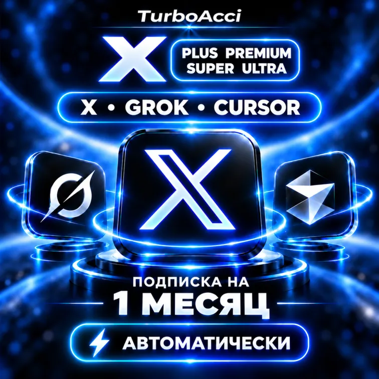 [24/7 АВТО] | Grok AI (xAI) | PLUS/PREMIUM/SUPER/ULTRA | Подписка | 1 месяц
