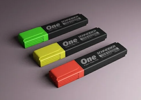 Маркеры цветные 3 шт