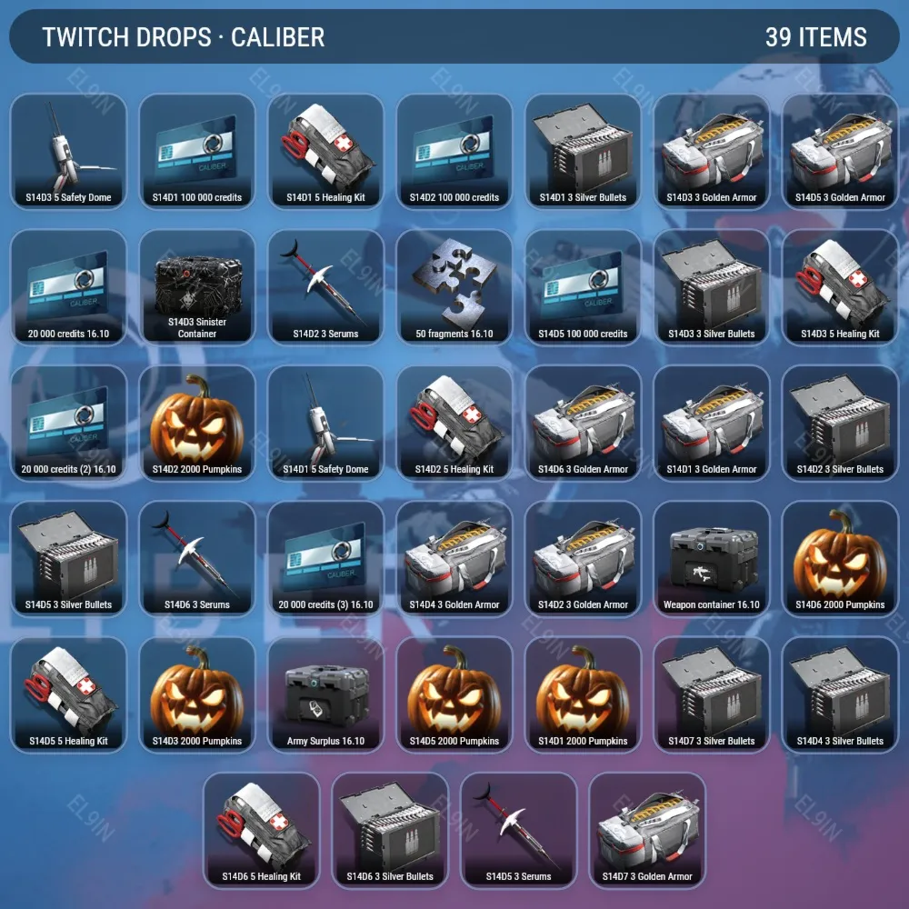 💡Caliber🎁Твич Дропсы🚀39 предметов + 🎁