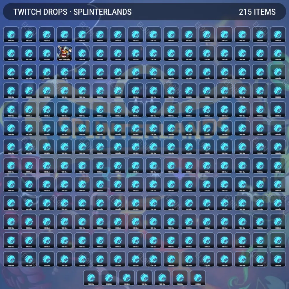📢Splinterlands👾Твич Дропсы🎖️215 предметов + 🎁