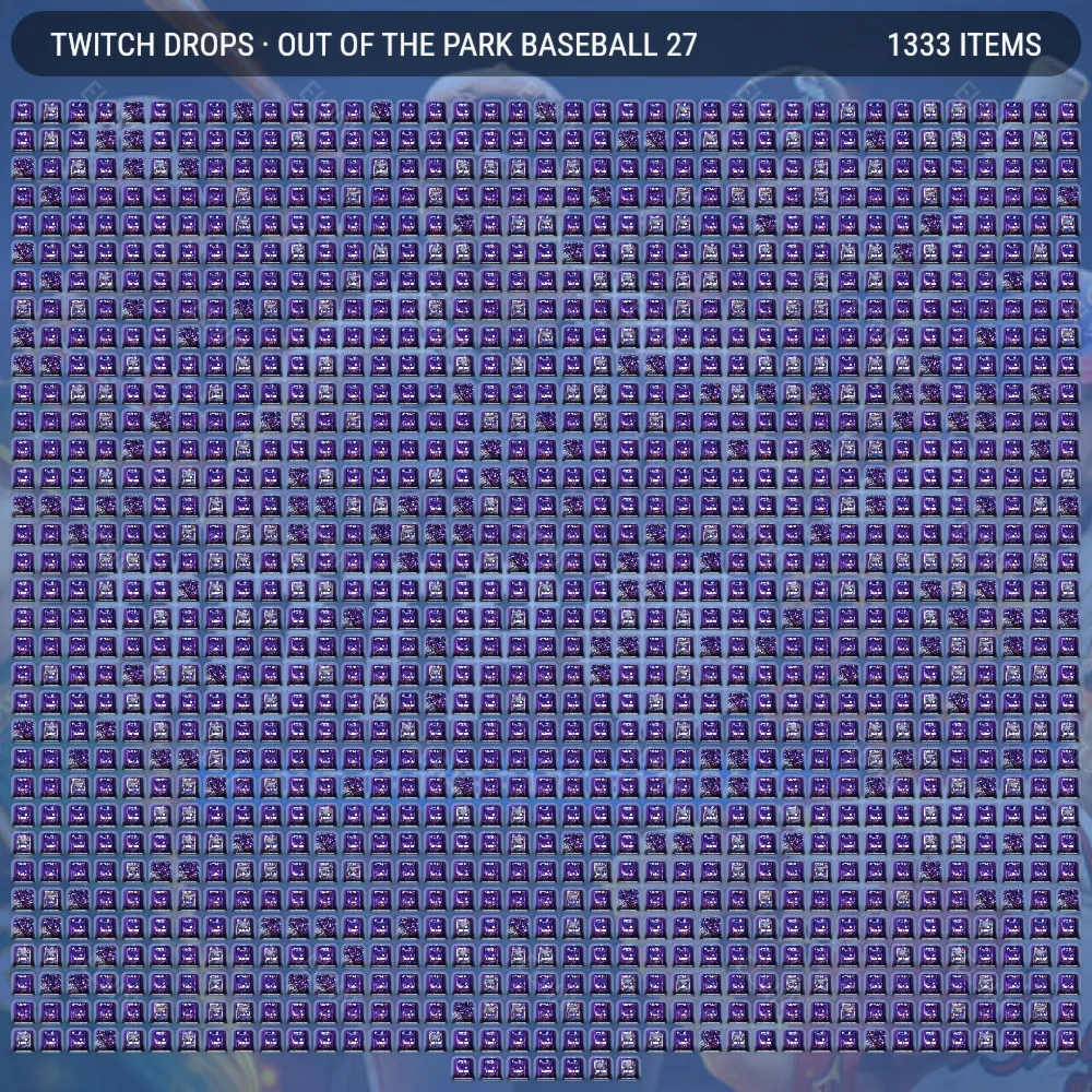 🎲Out of the Park Baseball 27⚡Твич Дропсы💎1338 предметов + 🎁