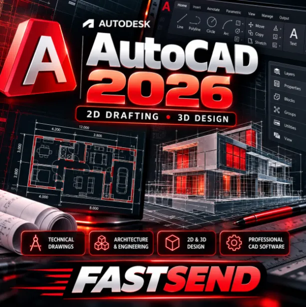 AutoCAD 2026 | Программа для 2D и 3D проектирования | FASTSEND