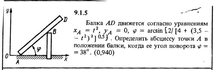 Solution 9.1.5 of the collection Kep OE 1989