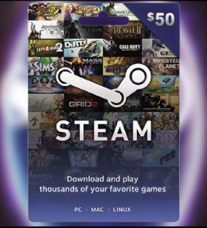 STEAM WALLET GIFT CARD $50 (USD) | Photo | Discounts