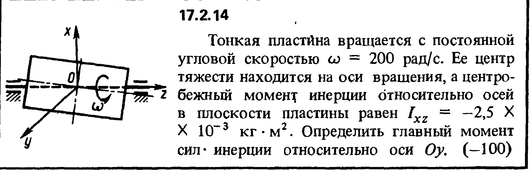 Задача 17.2.14 из сборника (решебника) Кепе О.Е. 1989