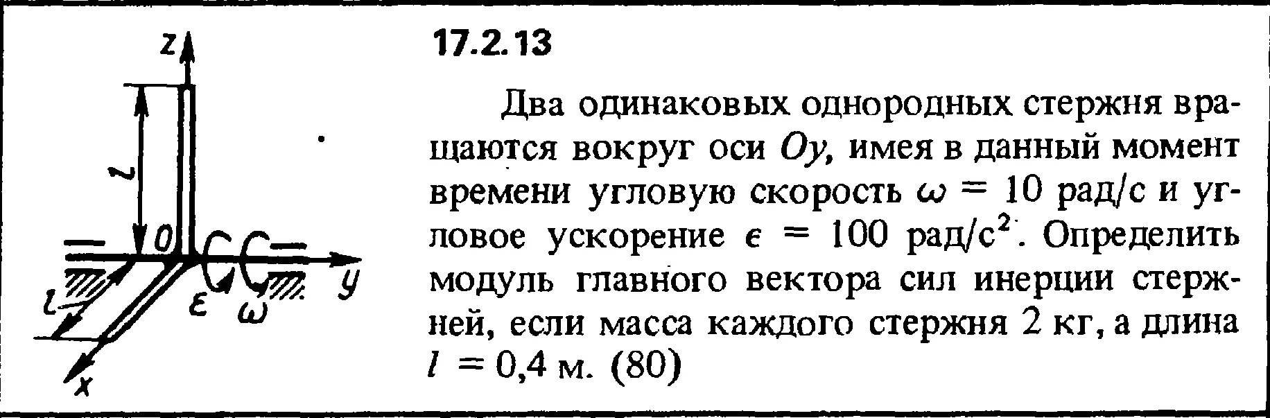Задача 17.2.13 из сборника (решебника) Кепе О.Е. 1989