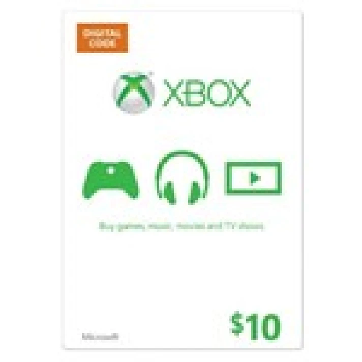 XBOX GIFT CARD $10 (USA) CODE