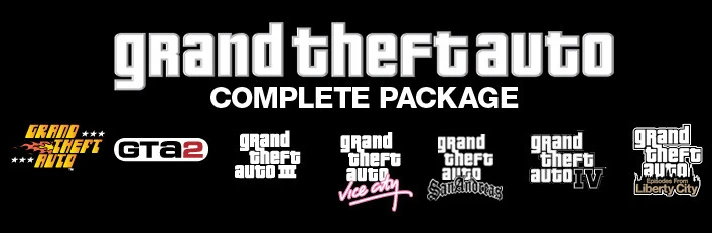 Grand Theft Auto GTA Complete Pack w/ GTA 1,2 Steam ROW