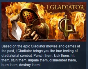 I, Gladiator STEAM KEY REGION FREE GLOBAL