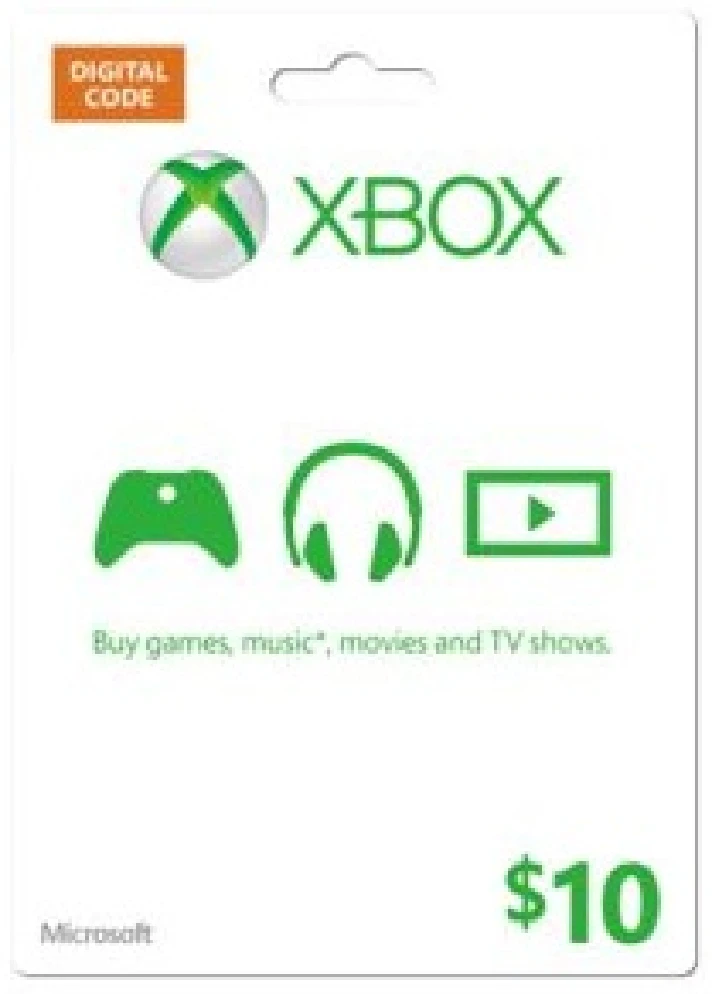 Xbox LIVE pay card  10$ USA + Big Discounts